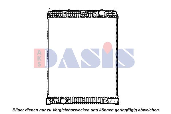 AKS DASIS Radiaator,mootorijahutus 130040N